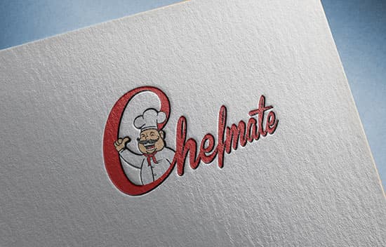 Chefmate logo on a card